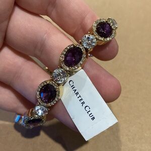 New, stretchy Charter Club bracelet.